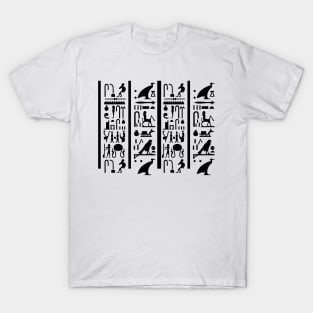 Egyptian Hieroglyphs T-Shirt